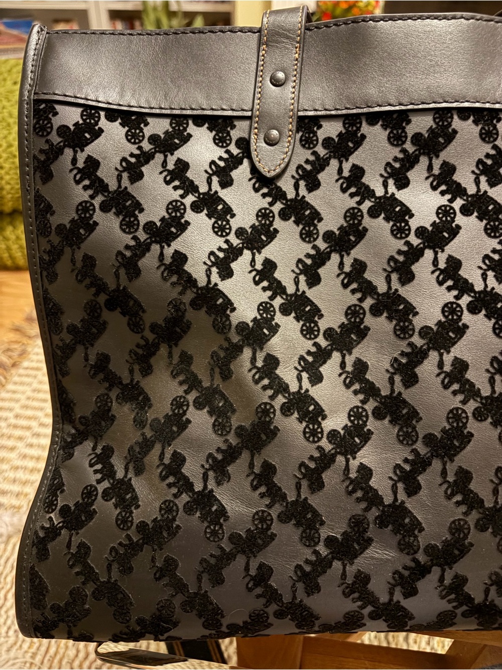Coach designer tote